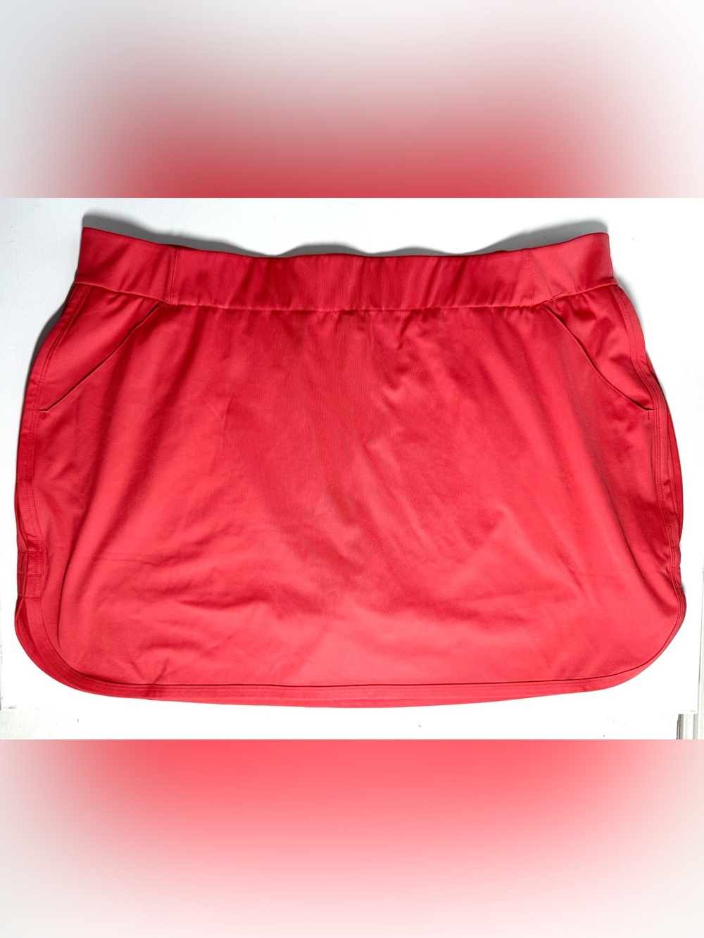 Columbia Coral Pink Athletic Skort with Back Zip Pocket  Size 2X